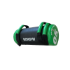 Sort og grøn fitness power bag med håndtag.