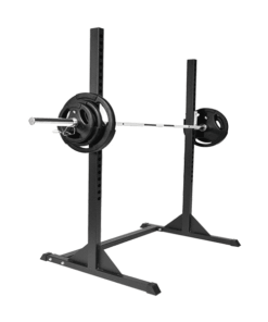 Squat rack med vægtstang