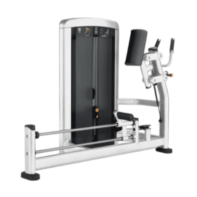 Life Fitness Insignia Glute er en avanceret træningsmaskine med polstrede puder og justerbare indstillinger.