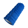 Blå foam roller med mønstret overflade
