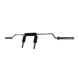 Olympisk Safety bar 220 cm i stål med polstrede skulderpuder og håndtag til stabilitet ved styrketræning.