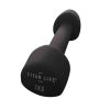 Sort håndvægt fra Titan Life på 7 kg med ergonomisk greb og afrundede ender, velegnet til styrketræning.