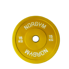 Bumperplate 15 kg Ø50 mm - Gul | NORGYM PRO