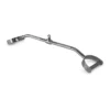 Lat pull D-trækstang i metal med 72 cm længde. Har ergonomiske håndtag og er designet til styrketræning.