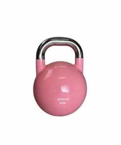 Lyserød kettlebell på 8 kg