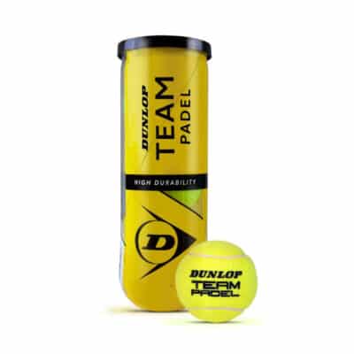 Dunlop Team Padel bolde med kasse.