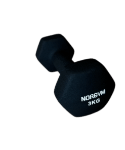 Sort håndvægt på 3 kg