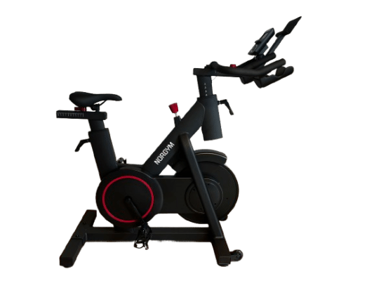 Motionscykel set fra siden