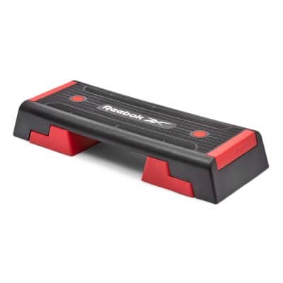 Sort og rød stepbænk fra Reebok.