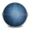 Billede af en blå BOSU-balancebold.