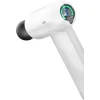 Hvid massagepistol med digital skærm