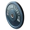Sort Titan Life vægtskive på 5 kg