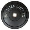 Sort vægtskive på 10 kg