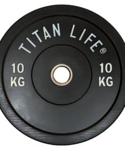 Sort vægtskive på 10 kg