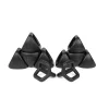 Sorte tresidede skruekoner og håndtag