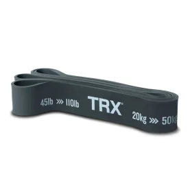 TRX Elastic Resistance Bands, 20-50 kg, Medium Powerband Grey