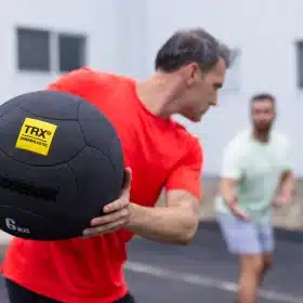 TRX Duraballistic Medicine Ball – Black, 35 cm (4–16 kg)