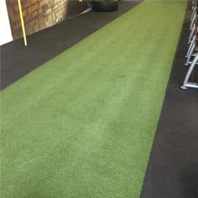 ErgoGrass - Kunstgræs for crossfit, 15 mm, leveret i ruller a 2x20 m, sort