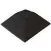 Sort pyramideformet akustisk panel.