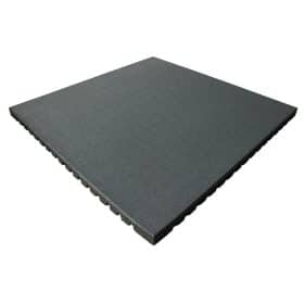 ErgoTile QUAD 1000x1000x43 mm gummiflise med impact bund Grå