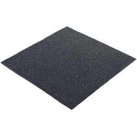 ErgoTile QUAD EasyConnect 1000x1000x30 mm gummifliser med impact bund type M, C4-CY sort