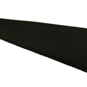 Gummirampe 30x80x1000 mm, for Quad gummifliser, Sort