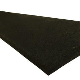 Gummirampe 45x248x1016 mm for 45 mm ErgoPlay gummifliser, C1-sort