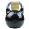 Sort kettlebell med etiket
