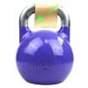 Lilla kettlebell med metalhåndtag.
