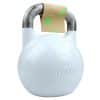 Hvid kettlebell med håndtag