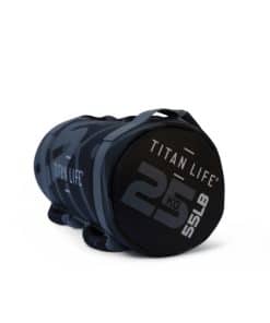 Vægttræningssæk med 25 kg / 55 lb mærkning