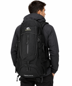 70L backpack med mand