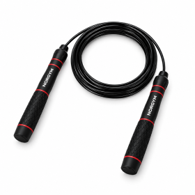 Speedrope i aluminium - Sort | NORGYM ELITE