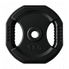 Vægtskive sort 5kg