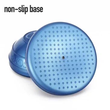Blå balance-pude med non-slip base.