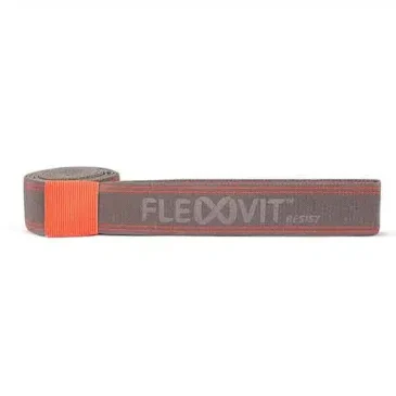 En grå og orange træningselastik fra Flexvit.