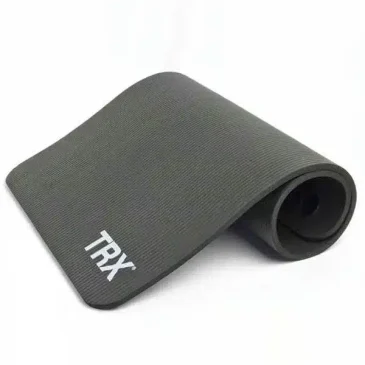 Rullet træningsmåtte med TRX-logo