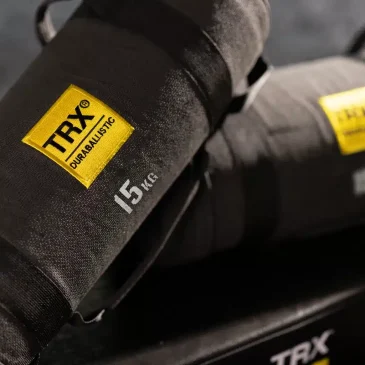 TRX vægtpose med 15 kg mærket.