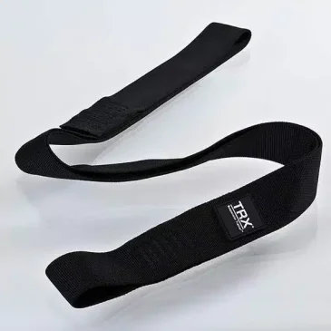 Sort TRX-rem på hvid baggrund