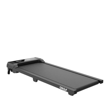 Sort gåbånd på hvid baggrund walking pad