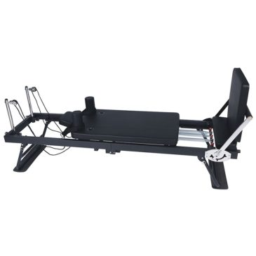 Pilates reformer maskine i sort