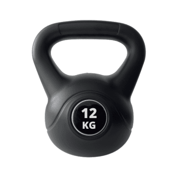 Sort kettlebell på 12 kg