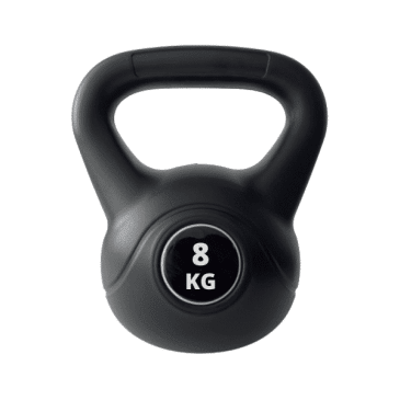 Sort kettlebell på 8 kg