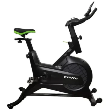 Motionscykel set fra siden.