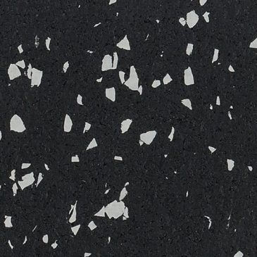 Sort og hvid terrazzo-mønster
